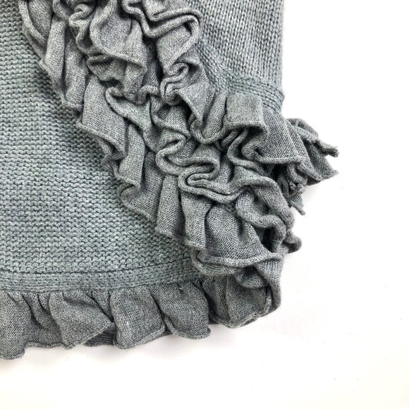 Arden B. Knit Ruffle Long Sweater Vest - Picture 8 of 8